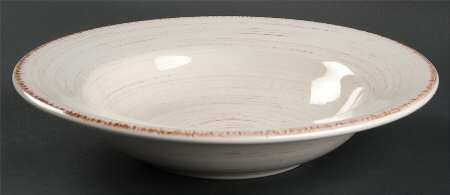 Tag Ltd Sonoma-Ivory Large Rimmed Soup Bowl, Fine China