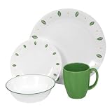 Corelle Livingware 16-Piece Dinnerware Set, Service for 4, City Gardens