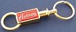 Houston Astros Pull Apart Gold Tone Valet Keychain