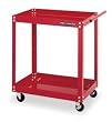 Westward 2CZY4 Utility Cart, 27 Wx18 Dx28 In H, 2 Shelves