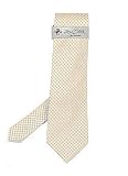 Sean John - Sean John Cream Small Dots with Lurex Platinum Limited Edition Tie