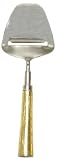 Decorative Cheese Shaver With Gold Leatherette Handle