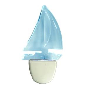 AmerTac 71074 Sailboat Night Light, White by 