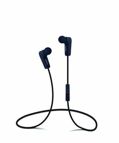 New Black Sport Wireless Bluetooth 4.0+apt-X+ A2DP technology,Noise Cancellation, Stereo Earbuds/Headphone earphone with In-Line Microphone, Built in Li-battery