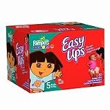 Pampers Easy Ups Training Pants for Girls, Value Pack