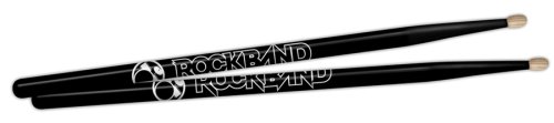 Rock Band Replacement Drumsticks Black/White