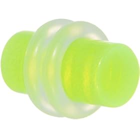 2 Gauge Green Glow in the Dark Plug