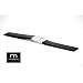 22mm MODENA FLAT Italian Rubber Watch Band w/ Deployant / Deployment Buckle / Clasp