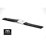 18mm MODENA Flat Italian Rubber Watch Band w/ Deployant / Deployment Buckle / Clasp