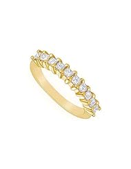 Diamond Ring 14K Yellow Gold - 0.50 CT Diamonds