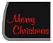 Merry Christmas RED Decal / Sticker
