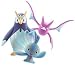  : Prinplup, Crobat, Manaphy - Pokemon Diamond & Pearl Multi-Pack Mini-Figures Series 3 (with Surprise Sticker)