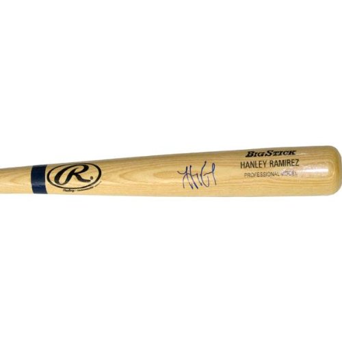 Hanley RamirezAutographed Rawlings Big Stick Ash Bat - Autographed MLB Bats