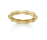 14k Bamboo Style Thumb Ring - Size 11.0