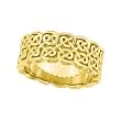 14K Yellow Gold Celtic Wedding Band Ring-8mm