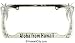 Aloha From Hawaii Chrome Finish License Plate Frame