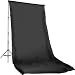 Professional Photography Studio Full Body Shot Black Muslin Backdrop 10' x 20' (3m x 6x)