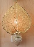 Real Aspen Leaf in 24K Gold Night Lights
