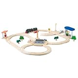 PLAN CITY Road & Rail Play Set - Turntable