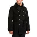 Coated Cotton Trench Coat
