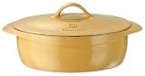 Calphalon Enamel Cast Iron 8 Quart Dutch Oven, Custard Yellow