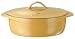 Calphalon Enamel Cast Iron 8 Quart Dutch Oven, Custard Yellow