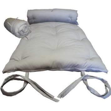 Brand New Gray Full Size Traditional Japanese Floor Futon Mattresses, Foldable Cushion Mats, Yoga, Meditaion 54