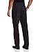 Savane Men's Big & Tall Wrinkle Free Pleated Twill Pant, Navy, 48W 30L