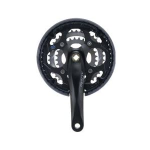 ACTION CRANKSET MT SHIMANO M411 ALIVIO 48T 175 BLACK W/GR