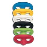 IMAGE OF Basic Economy Domino Mask (white) Costume Accessory
