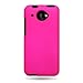 CoverON® Hard Rubberized Slim Case for HTC Desire 601 - with Cover Removal Pry Tool - Hot Pink