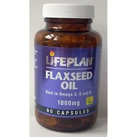 Lifeplan Flaxseed Oil Omega 3, 6 & 9 1000mg 90 capsules