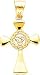 14K Gold Celtic Knot Cross Pendant