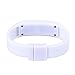 Bolayu Mens Womens Rubber LED Sports Waterproof Watch Bracelet Digital Wrist Watch White