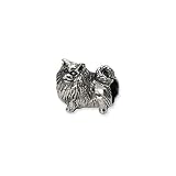Sterling Silver Pomeranian Charm
