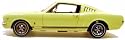 American Muscle - 1:18 1965 Mustang Fastback 2+2 GT - Springtime Yellow
