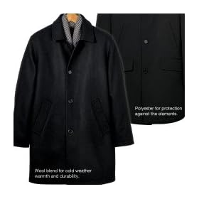 Reversible Wool-Blend Coat by Men's Wool Coats