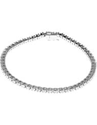 2 Ct Tw/7 1/4 Inch 14K White Gold Diamond Tennis Bracelet