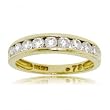 3/4CT Diamond Anniversary Band Ring Crafted in 14K Yellow Gold