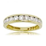 14KT Gold Anniversary Ring Band - 3/4 Carat Diamond New