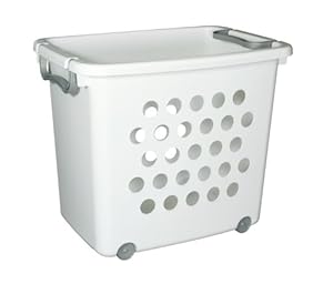 laundry basket on wheels amazon
