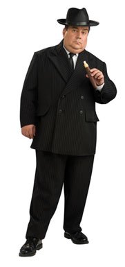 Mafia Gangster Mens Big and Tall Halloween Costume