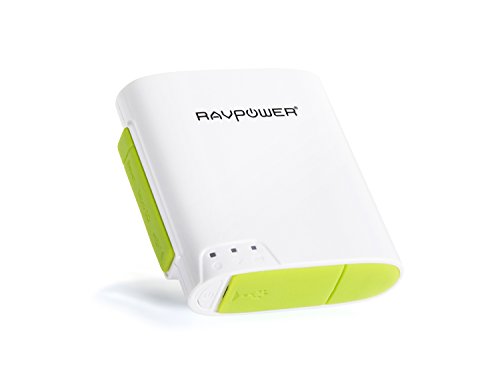 [6-in-1] RAVPower FileHub Wireless N Portable Pocket Travel Router Wireless Micro SD TF Card Reader with Built-in 6000mAh External Battery Pack,Wireless USB,Wireless Flash,Mobile Storage Media Sharing, WLAN Hot Spot & NAS File Server