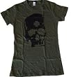 RAMMSTEIN - Totenkopf - Army Green Women's / Girls Jersey T-shirt (Girlie / Babydoll)