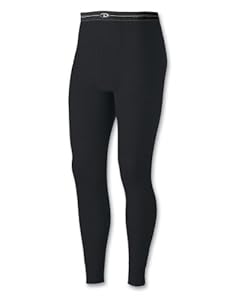 Duofold Men's Mid Weight Wicking Thermal Pant, Black, X-Large