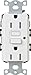 Lutron CAR-15-GFTR-WH Claro 15-Amp Tamper Resistant GFCI Receptacle, White