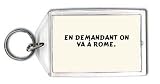 En demandant on va à Rome. Porte Clé