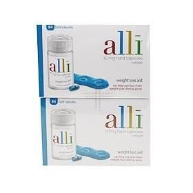 (Healthcare) - Alli 60mg hard capsule 2 x 84 (Twin Pack)