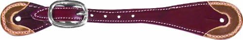 Martin Saddlery Latigo Lthr Spur Strap with Rawhide Ends