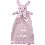 Betty Bunny Personalized Pink Security Lovie Blanket by Lovies